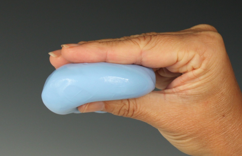 blue putty for posters